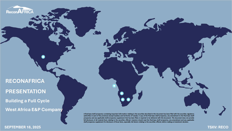 Recon Africa Gabon Presentation